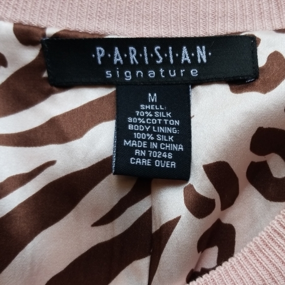 Parisian Pink Silk Blend Covered Button Cardigan - Picture 7 of 7